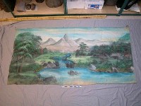 藏品(傀儡戲戲棚道具—布幕)的圖片